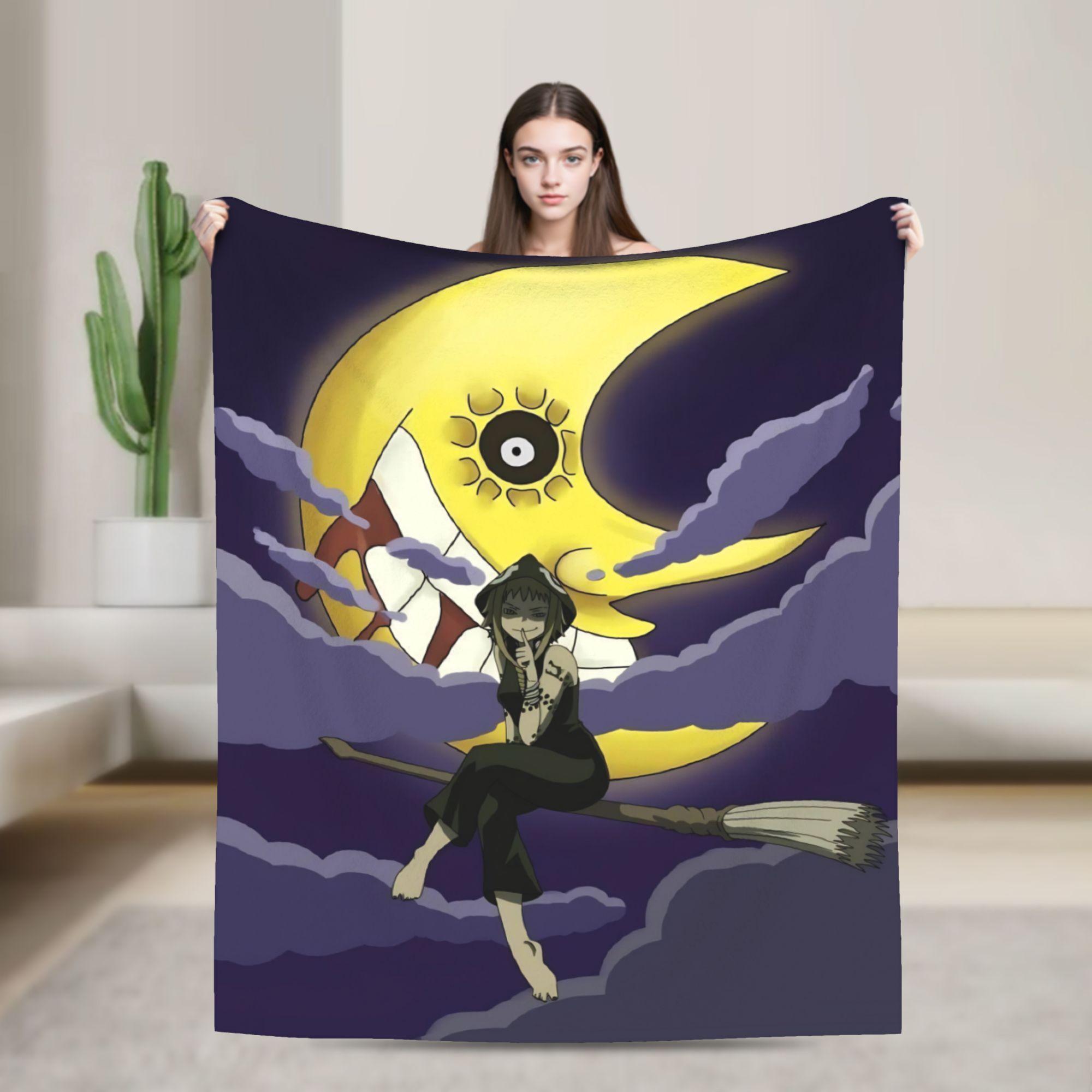 Evans Maka Albarn Blanket Souleaters Flannel Awesome Breathable Throw Blankets for Bedspread Autumn/Winter 100x150cm
Evans Maka Albarn Blanket Souleaters Flannel Awesome Breathable Throw Blankets for Bedspread Autumn/Winter 100x150cm