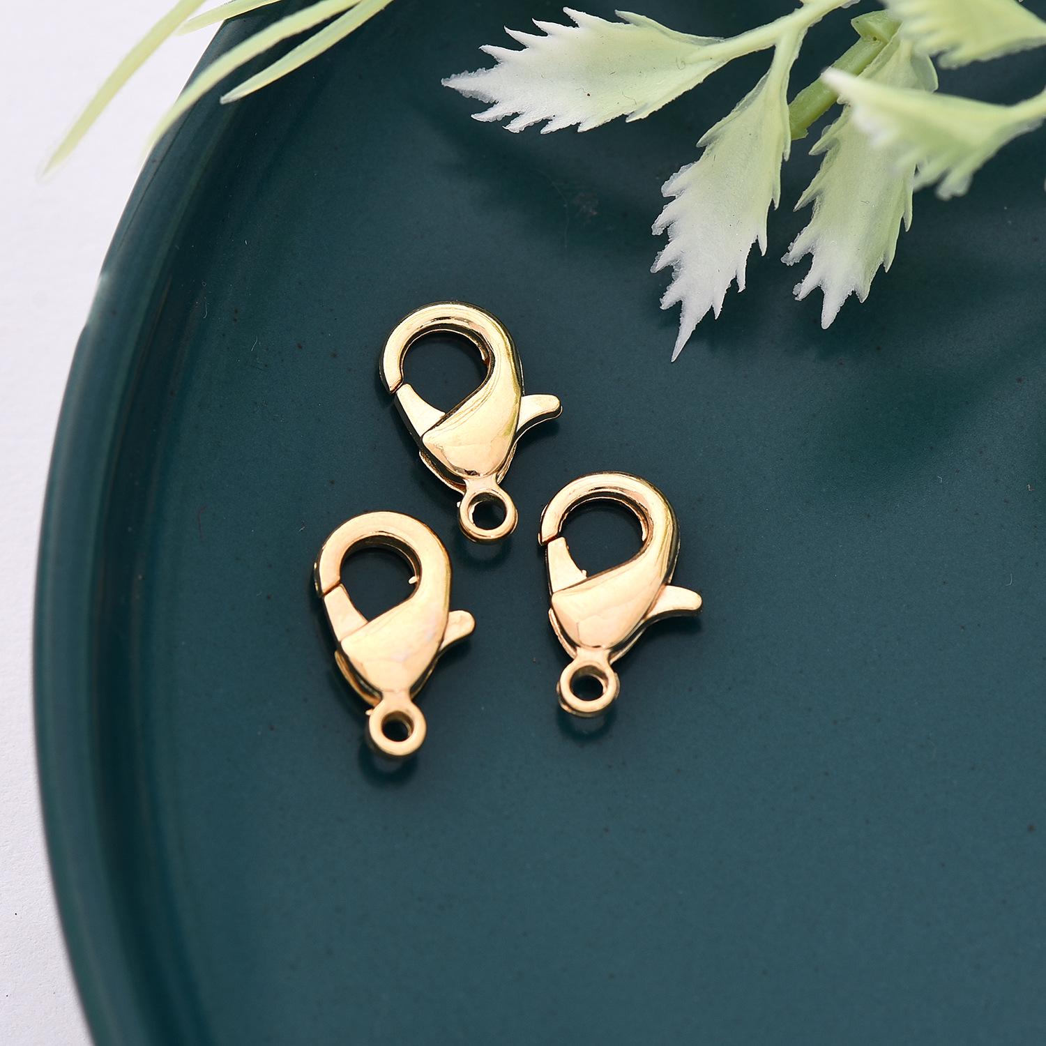 Gold Zinc Alloy Lobster Clasp Spring Clasp for DIY Jewelry & Keychain Accessories 12mm (1000 pieces/package) золотой
Gold Zinc Alloy Lobster Clasp Spring Clasp for DIY Jewelry & Keychain Accessories 12mm (1000 pieces/package) золотой