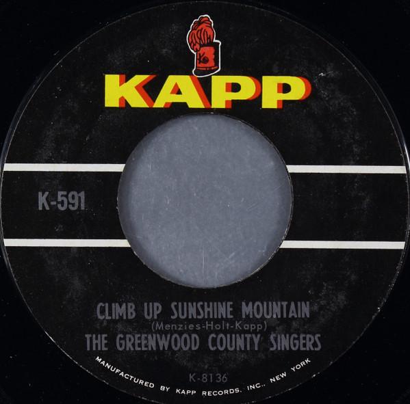 Пластинка 7 дюймов GREENWOOD COUNTY SINGERS Песня The New Frankie And Johnnie K591 Kapp Records 1964 США Поп Б/у
Пластинка 7 дюймов GREENWOOD COUNTY SINGERS Песня The New Frankie And Johnnie K591 Kapp Records 1964 США Поп Б/у