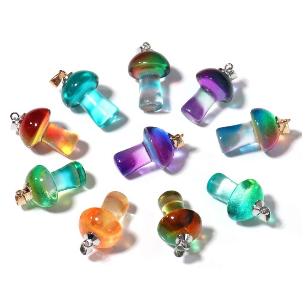 Fashion Loose Beads Creative DIY Jewelry Accessories Mushroom Glass Pendants Gift Making style 7
Fashion Loose Beads Creative DIY Jewelry Accessories Mushroom Glass Pendants Gift Making style 7
