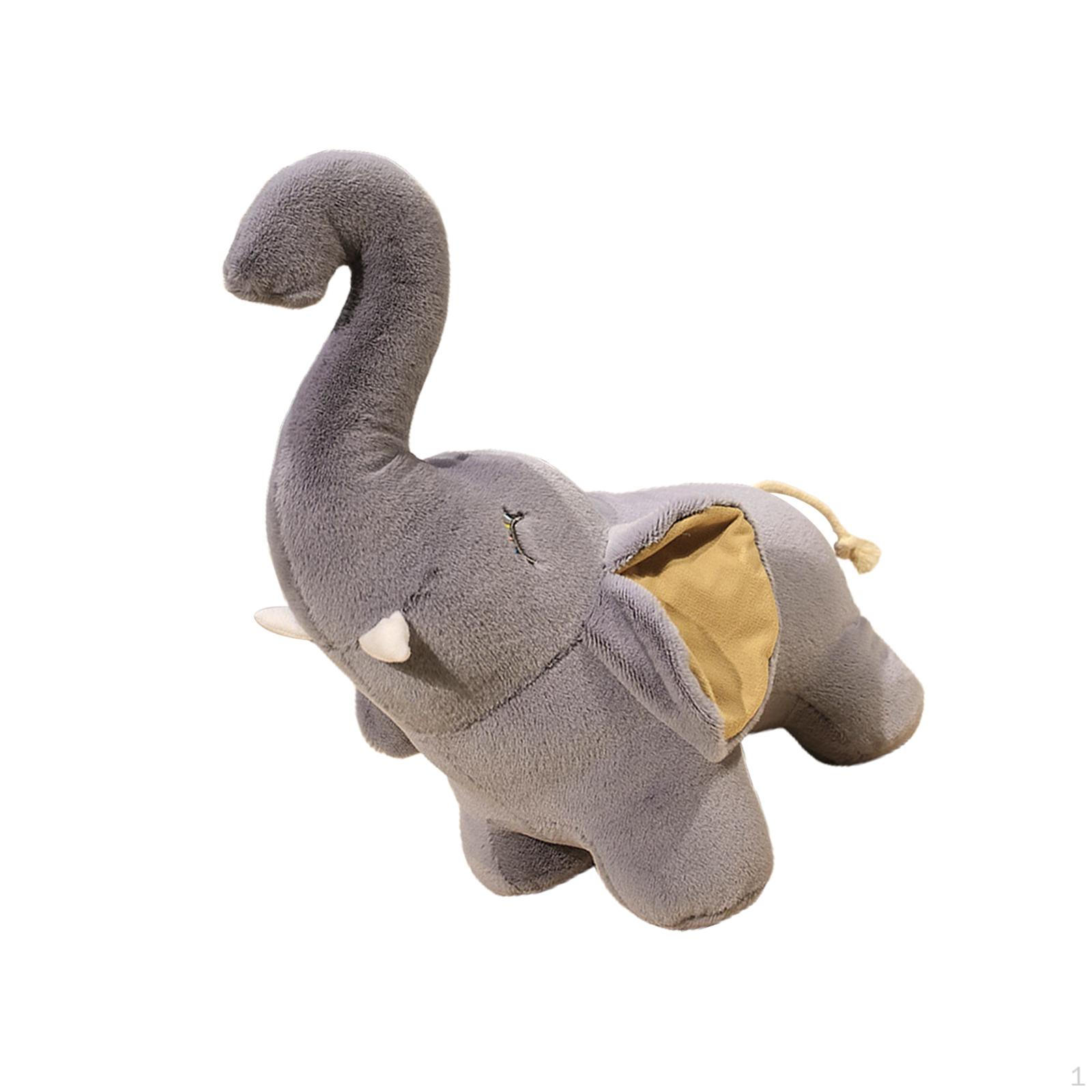Cute Vivid Animal Doll Bedroom Stuffed Elephant Toy Decorative Year Gift сірий колір
Cute Vivid Animal Doll Bedroom Stuffed Elephant Toy Decorative Year Gift сірий колір