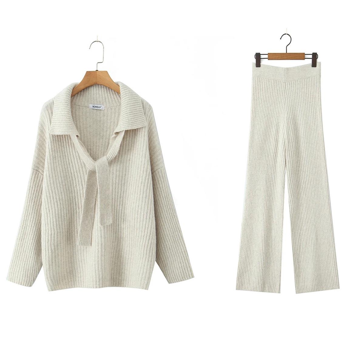 Vintage Style Knit Sweater and Wide-Leg Pants Set for Women - Relaxed Fit, Versatile, Long Sleeve. One Size абрикосовый/цветочный
Vintage Style Knit Sweater and Wide-Leg Pants Set for Women - Relaxed Fit, Versatile, Long Sleeve. One Size абрикосовый/цветочный