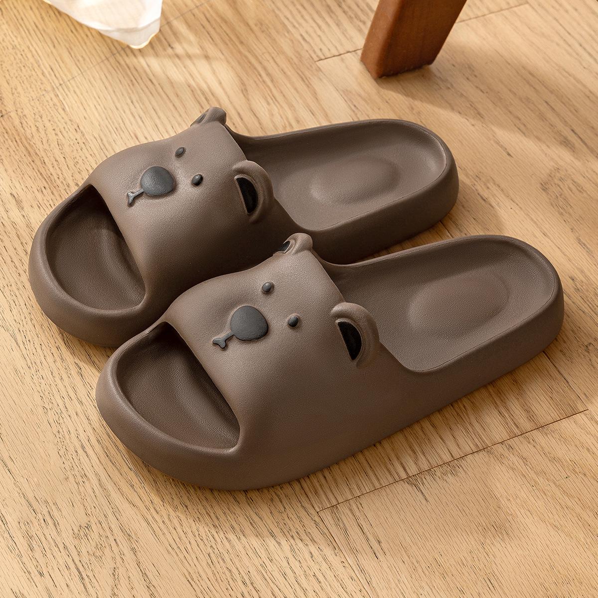 Мультяшные нескользящие тапочки из ЭВА для родителей и детей - Милая домашняя обувь для купания для мужчин и женщин, Идеально подходит для лета Size 44-45 (fits 43-44) коричневый
Мультяшные нескользящие тапочки из ЭВА для родителей и детей - Милая домашняя обувь для купания для мужчин и женщин, Идеально подходит для лета Size 44-45 (fits 43-44) коричневый