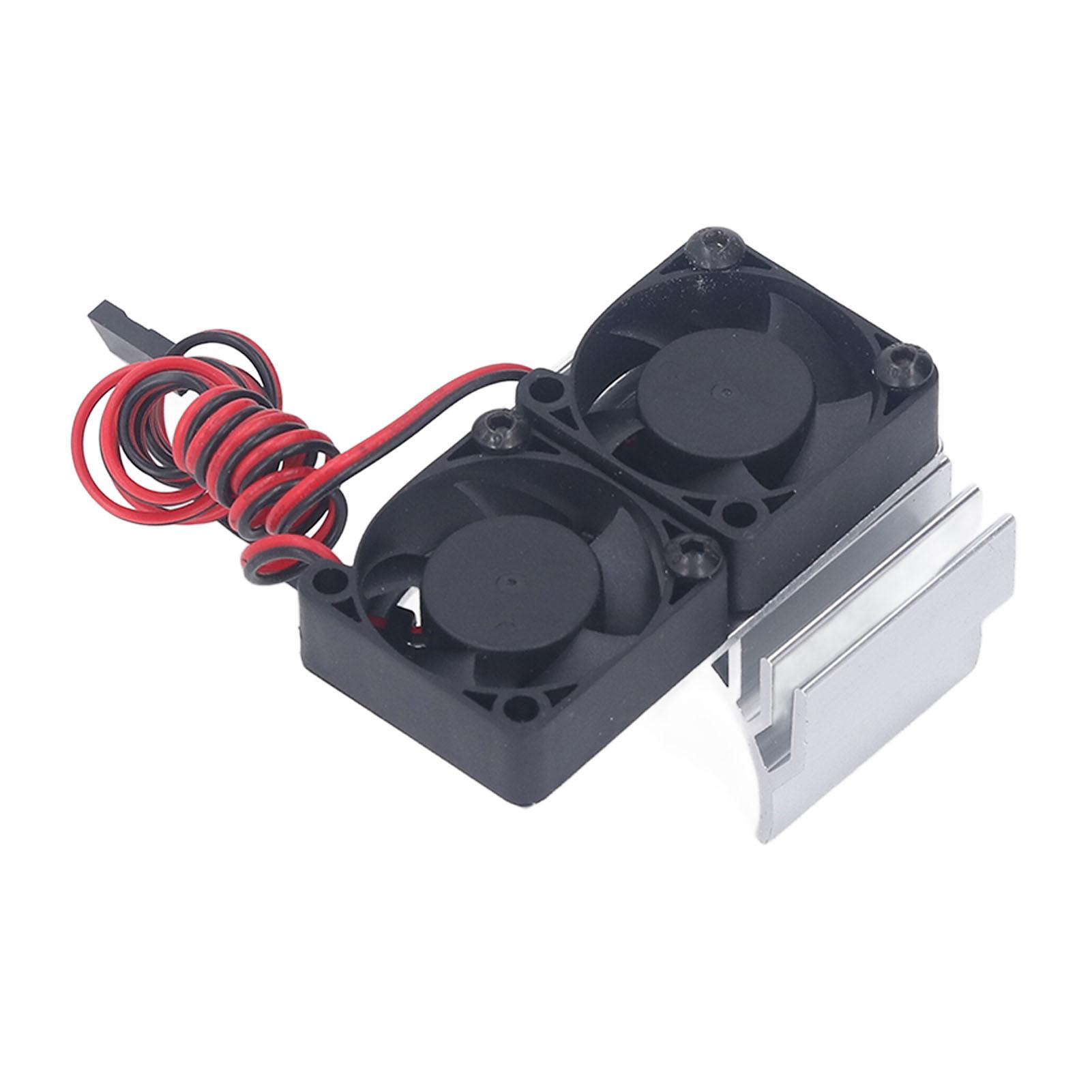 DC 5V RC Heat Sink High Velocity Fan Motor Radiator Fan Set for Traxxas Slash 4*4 VXL 110 RC Car
DC 5V RC Heat Sink High Velocity Fan Motor Radiator Fan Set for Traxxas Slash 4*4 VXL 110 RC Car
