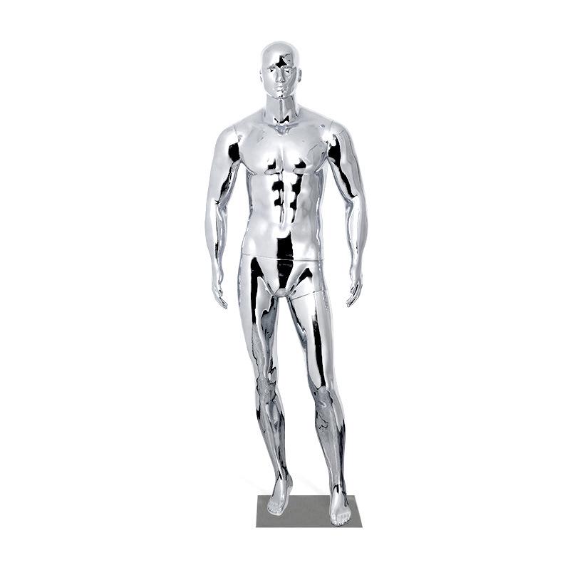 Gold-Plated Male Fashion Mannequin with Muscular Build - 2026 New Style
Gold-Plated Male Fashion Mannequin with Muscular Build - 2026 New Style