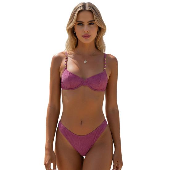 2 шт./Набір Жіночий Бікіні Набір Бісер На бретельках Накладки на груди Без кісточок Блискучі Плавки Набір Пляж Басейн Відпустка Сексуальний Купальник S фіолетовий
2 шт./Набір Жіночий Бікіні Набір Бісер На бретельках Накладки на груди Без кісточок Блискучі Плавки Набір Пляж Басейн Відпустка Сексуальний Купальник S фіолетовий