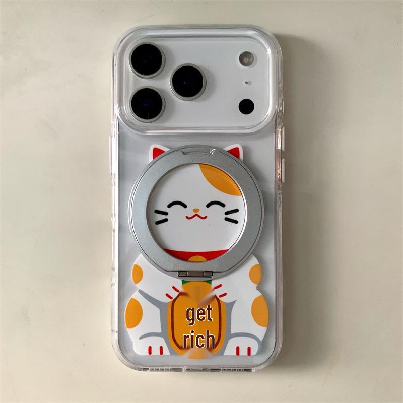 Lucky Cat 360° Rotating Stand Anti-Drop Phone Case for iPhone 17/16/15 Pro Max and 14/13 iPhone 13
Lucky Cat 360° Rotating Stand Anti-Drop Phone Case for iPhone 17/16/15 Pro Max and 14/13 iPhone 13