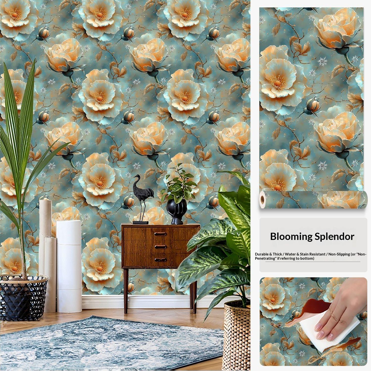 Premium Self-adhesive Wallpaper Flower Retro Pattern Wardrobe Cabinet Door Renovation Wallpaper Renovation Waterproof Furniture Sticker 60cm*2m
Premium Self-adhesive Wallpaper Flower Retro Pattern Wardrobe Cabinet Door Renovation Wallpaper Renovation Waterproof Furniture Sticker 60cm*2m