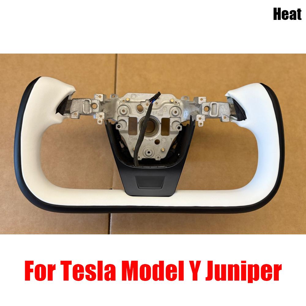 345mm Yoke Handle Carbon Fiber Yoke Steering Wheel Model Y Juniper For Tesla Model y Juniper White Black Juniper Car Accessories
345mm Yoke Handle Carbon Fiber Yoke Steering Wheel Model Y Juniper For Tesla Model y Juniper White Black Juniper Car Accessories