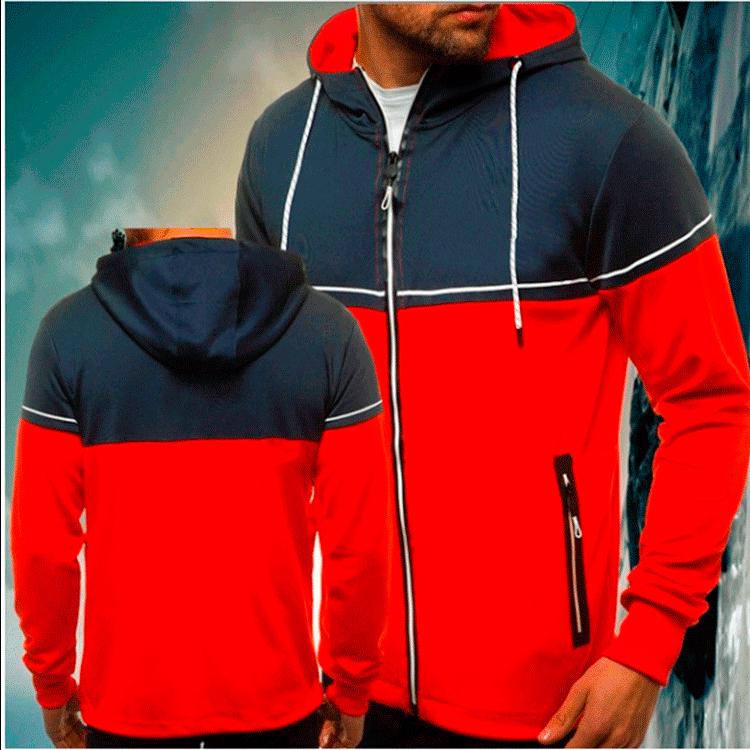 Men s Color Block Casual Cardigan Hoodie - Autumn/Winter Collection 2XL яскраво-червоного кольору
Men s Color Block Casual Cardigan Hoodie - Autumn/Winter Collection 2XL яскраво-червоного кольору
