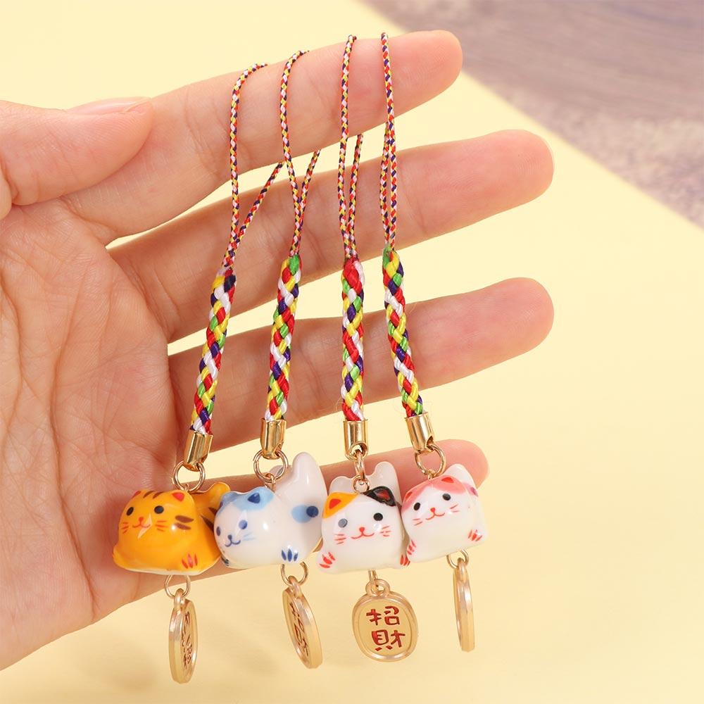 Lucky Cat Lucky Cat телефонные подвески Керамический брелок Fortune Cat для женщин и девушек
Lucky Cat Lucky Cat телефонные подвески Керамический брелок Fortune Cat для женщин и девушек