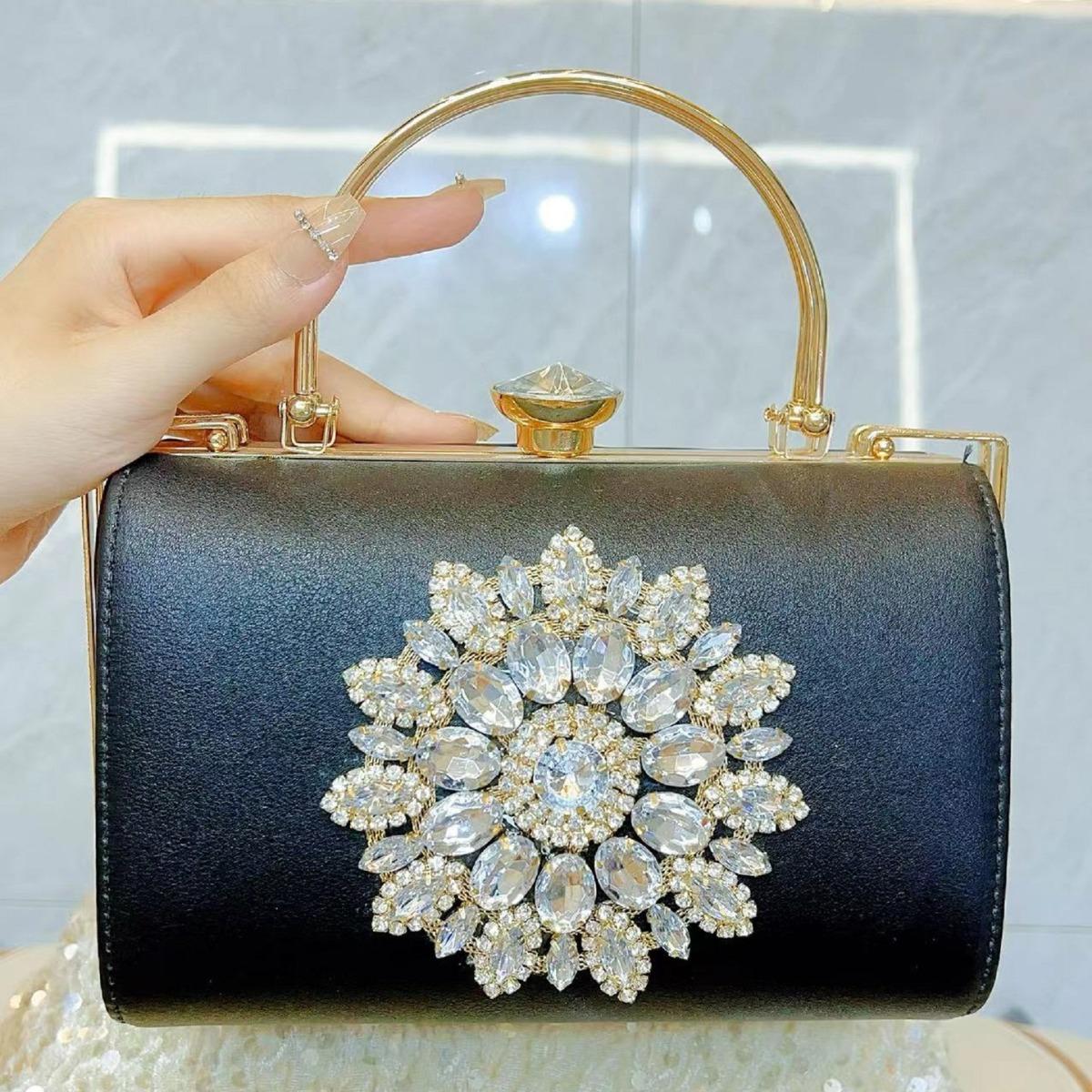 New Banquet Sparkling Diamond Small Bag Crossbody Bag чорний
New Banquet Sparkling Diamond Small Bag Crossbody Bag чорний