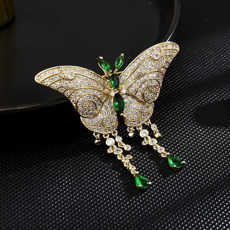 Copper Women s Light Luxury Brooch Fashion Tassel Butterfly Brooch Jewelry Gift Clothing Accessories
Copper Women s Light Luxury Brooch Fashion Tassel Butterfly Brooch Jewelry Gift Clothing Accessories