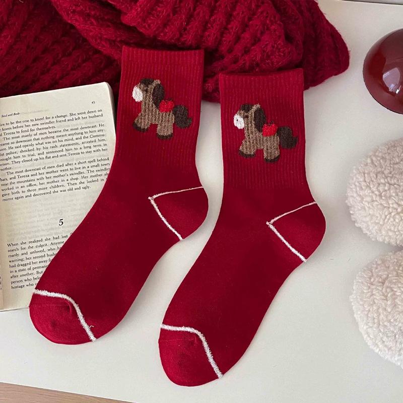 1Pair Knee-high 2026 Stacked Socks Gift Horse Pattern Soft Socks Red Cotton
1Pair Knee-high 2026 Stacked Socks Gift Horse Pattern Soft Socks Red Cotton