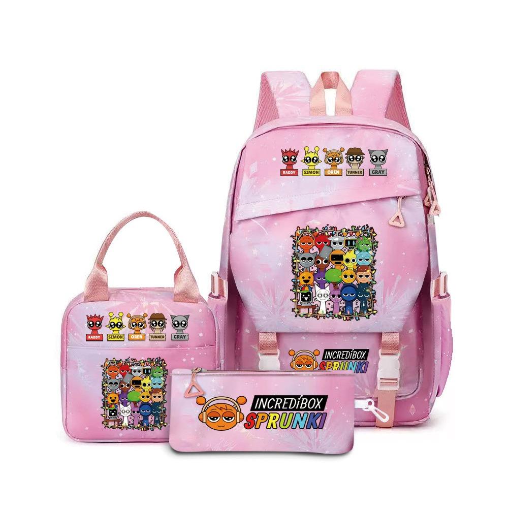 New Rhythm Box Student School Bag Backpack Lunch Bag Lunch Box Bag Pencil Bag as the picture
New Rhythm Box Student School Bag Backpack Lunch Bag Lunch Box Bag Pencil Bag as the picture