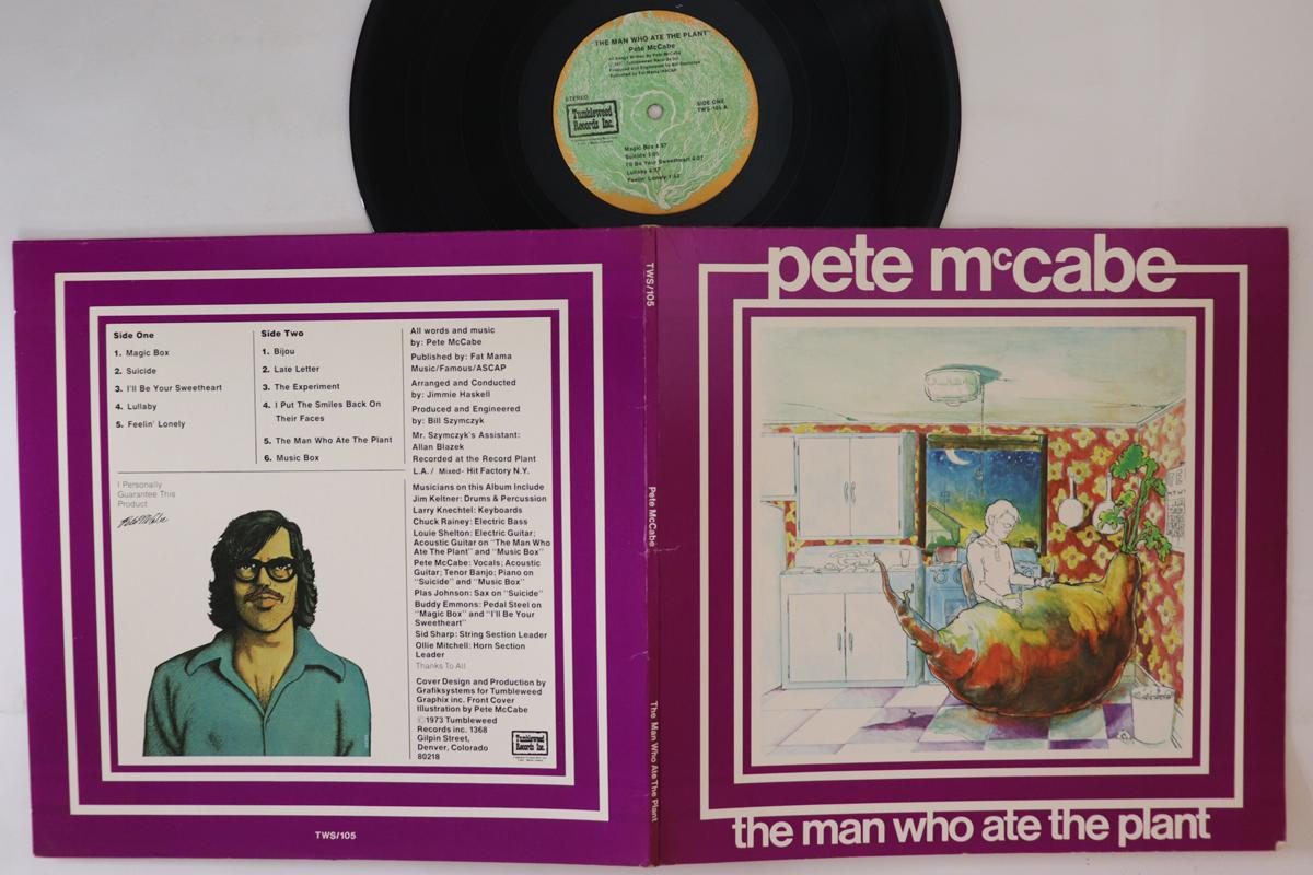 LP Record PETE MCCABE Man Who Ate The Plant TWS105 TUMBLEWEED REC 1973 US Rock Used
LP Record PETE MCCABE Man Who Ate The Plant TWS105 TUMBLEWEED REC 1973 US Rock Used