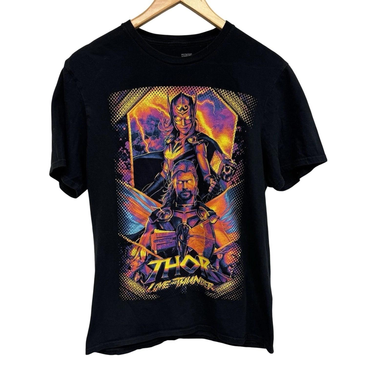 Marvel Thor Love & Thunder Graphic T-Shirt Bright Colors Men s S/M 2XL
Marvel Thor Love & Thunder Graphic T-Shirt Bright Colors Men s S/M 2XL
