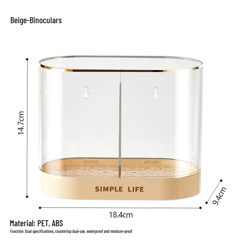 Wall-Mounted Multipurpose Anti-Mold Drainable Kitchen Chopstick and Cutlery Holder.
Wall-Mounted Multipurpose Anti-Mold Drainable Kitchen Chopstick and Cutlery Holder.