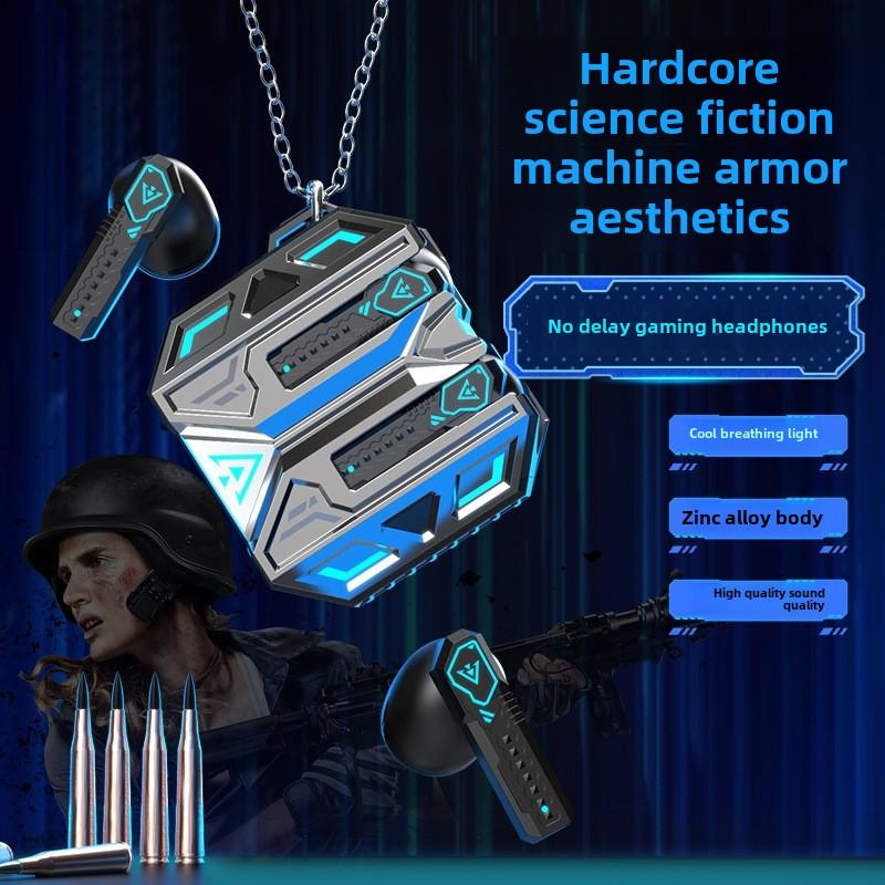 Cool mecha wind in-ear super long battery life game e-sports high sound quality low delay noise reduction TWS Bluetooth headset сірий
Cool mecha wind in-ear super long battery life game e-sports high sound quality low delay noise reduction TWS Bluetooth headset сірий