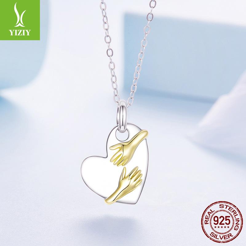 Hug Love S925 Sterling Silver Necklace Valentine Heart Collarbone Chain 925 silver
Hug Love S925 Sterling Silver Necklace Valentine Heart Collarbone Chain 925 silver