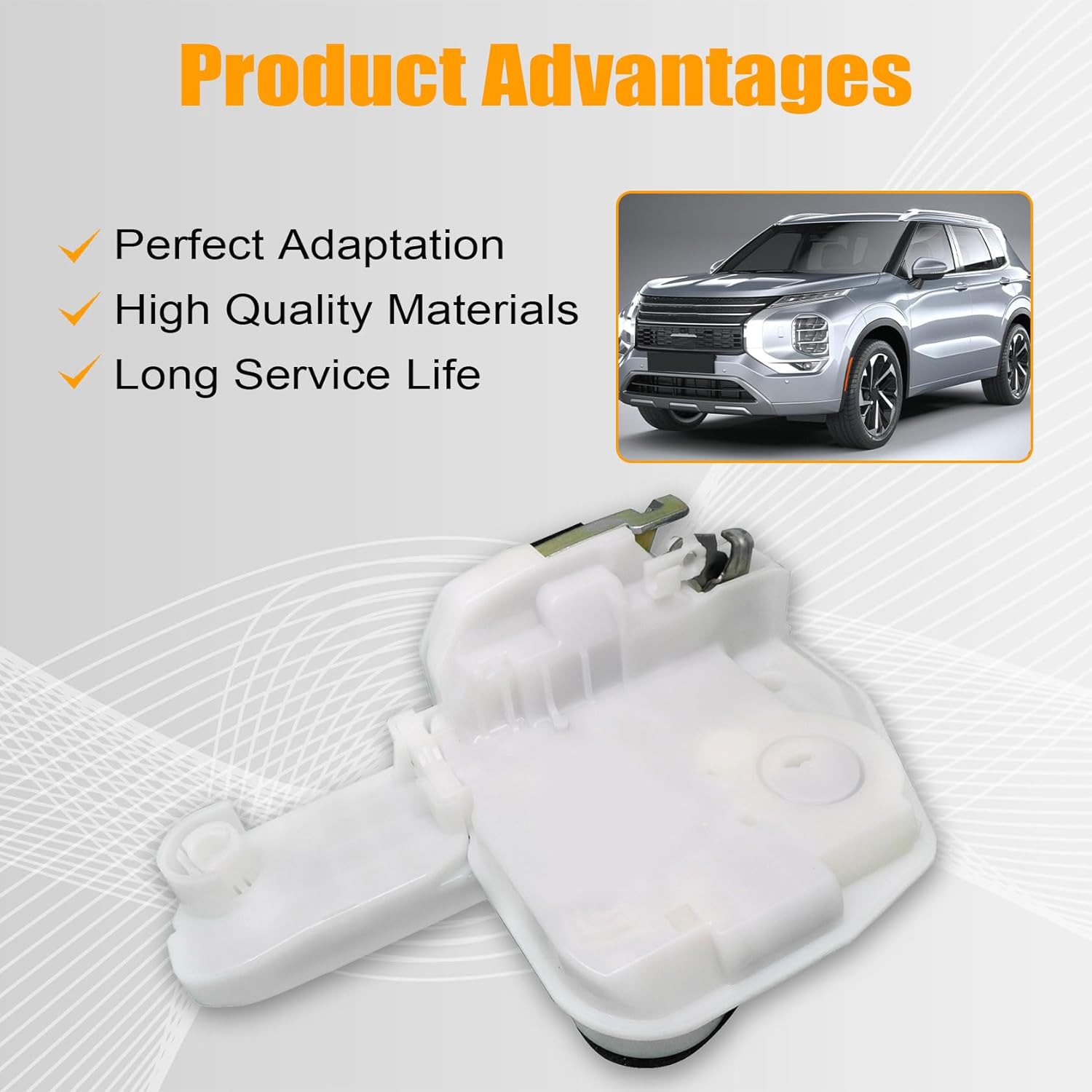 FZJDSD Front Driver Door Lock Latch Actuator Compatible with Mitsubishi Outlander Sport PHEV Eclipse Cross 2011-2024 Replace 5715A749 5715A599
FZJDSD Front Driver Door Lock Latch Actuator Compatible with Mitsubishi Outlander Sport PHEV Eclipse Cross 2011-2024 Replace 5715A749 5715A599