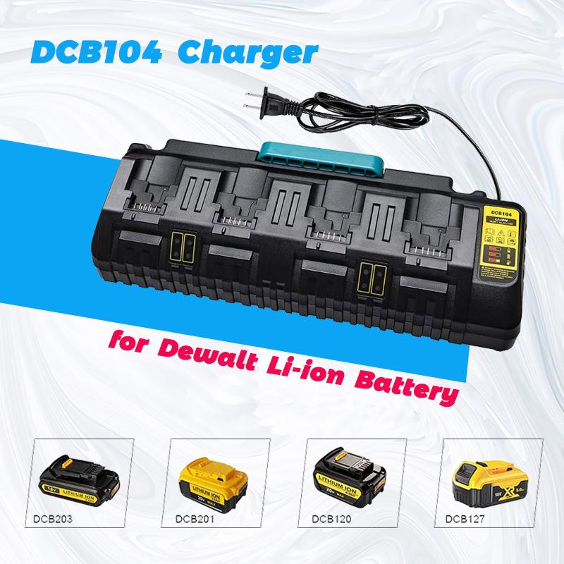 DCB104 Зарядное устройство для литиевой батареи Dewalt 12 В 20 В Max BDCB102 DCB102BP DCB118 DCB115 DCB107 DCB205-2 DCB204 DCB127 DCB609
DCB104 Зарядное устройство для литиевой батареи Dewalt 12 В 20 В Max BDCB102 DCB102BP DCB118 DCB115 DCB107 DCB205-2 DCB204 DCB127 DCB609