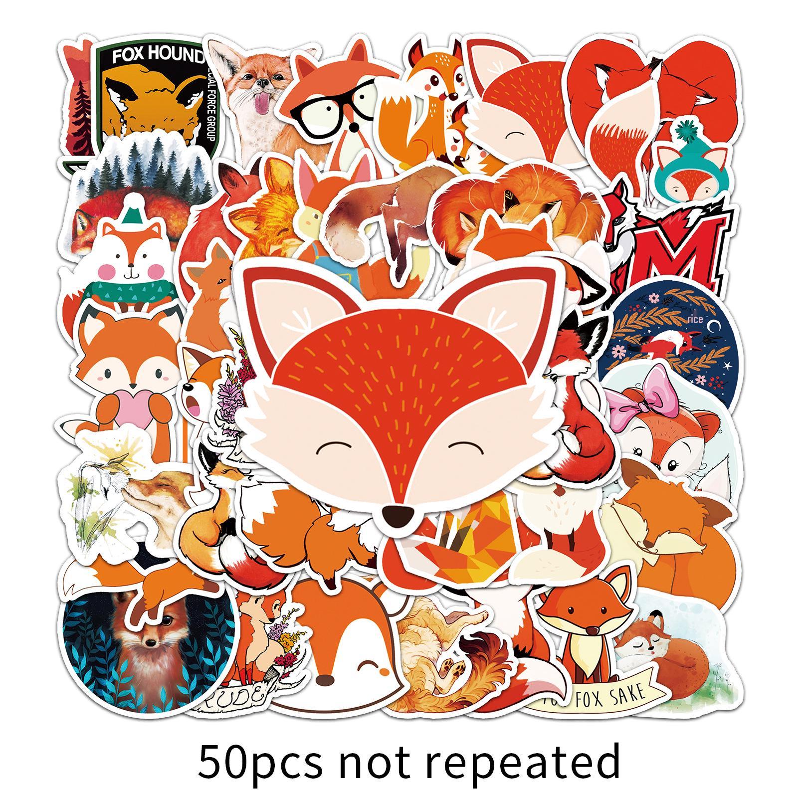 50 Cute Cartoon Fox Sticker Set for Laptop, Suitcase, and Stationery
50 Cute Cartoon Fox Sticker Set for Laptop, Suitcase, and Stationery