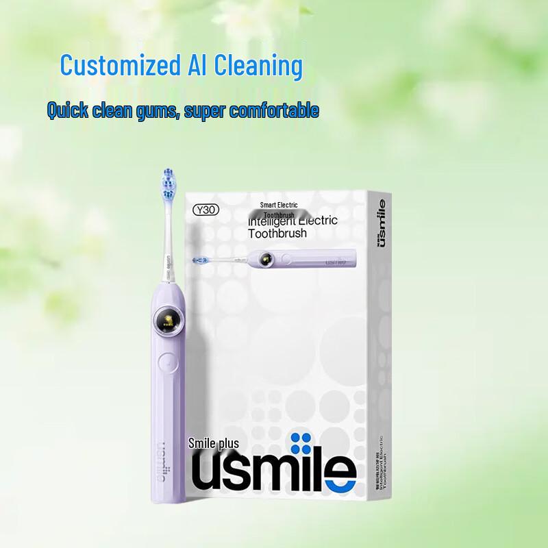 Usmile Y30 Smart Electric Toothbrush CN plug (adapter included)
Usmile Y30 Smart Electric Toothbrush CN plug (adapter included)