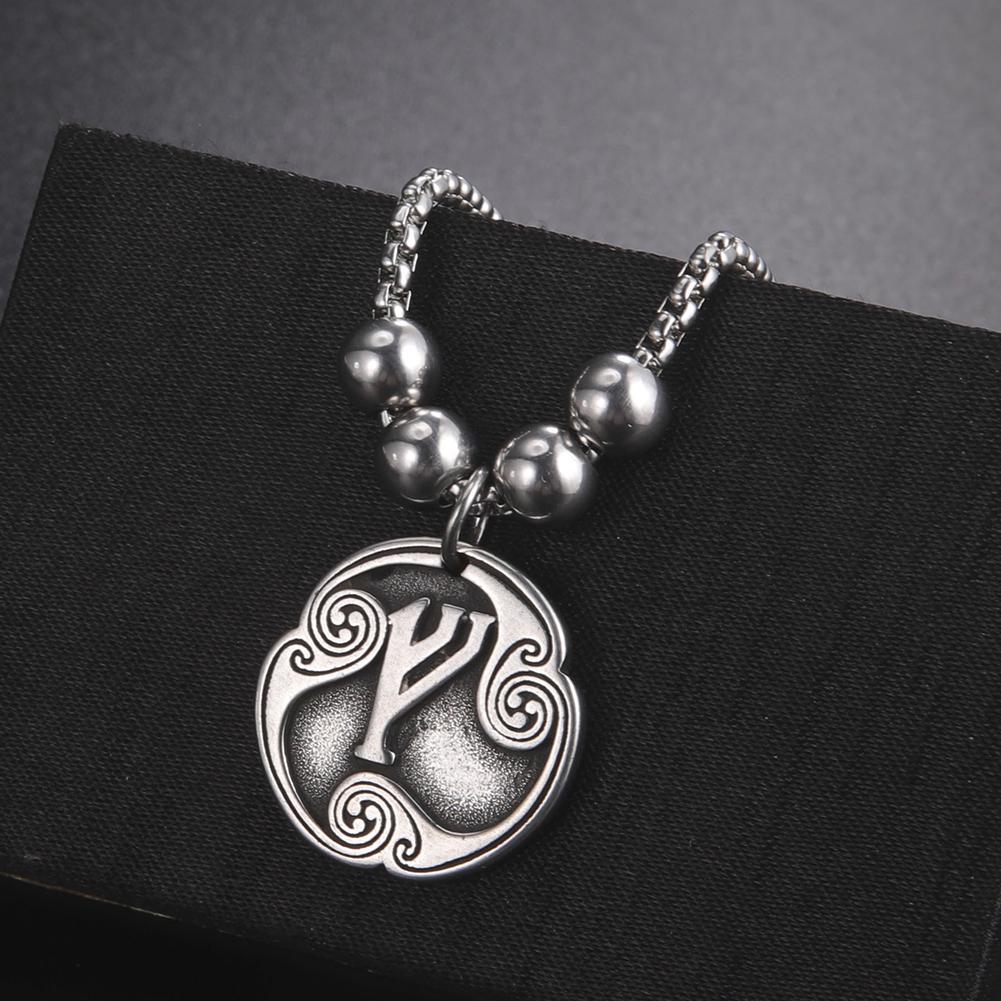 LIKGREAT Vintage 24 Runes Nordic Letter Charms Bracelet Stainless Steel Pendant Bracelets Vintage Jewelry Gift for Men Women 17cm
LIKGREAT Vintage 24 Runes Nordic Letter Charms Bracelet Stainless Steel Pendant Bracelets Vintage Jewelry Gift for Men Women 17cm