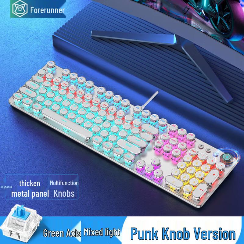 Механическая клавиатура Qianxingzhe Z6 в стиле ретро-панк
Механическая клавиатура Qianxingzhe Z6 в стиле ретро-панк