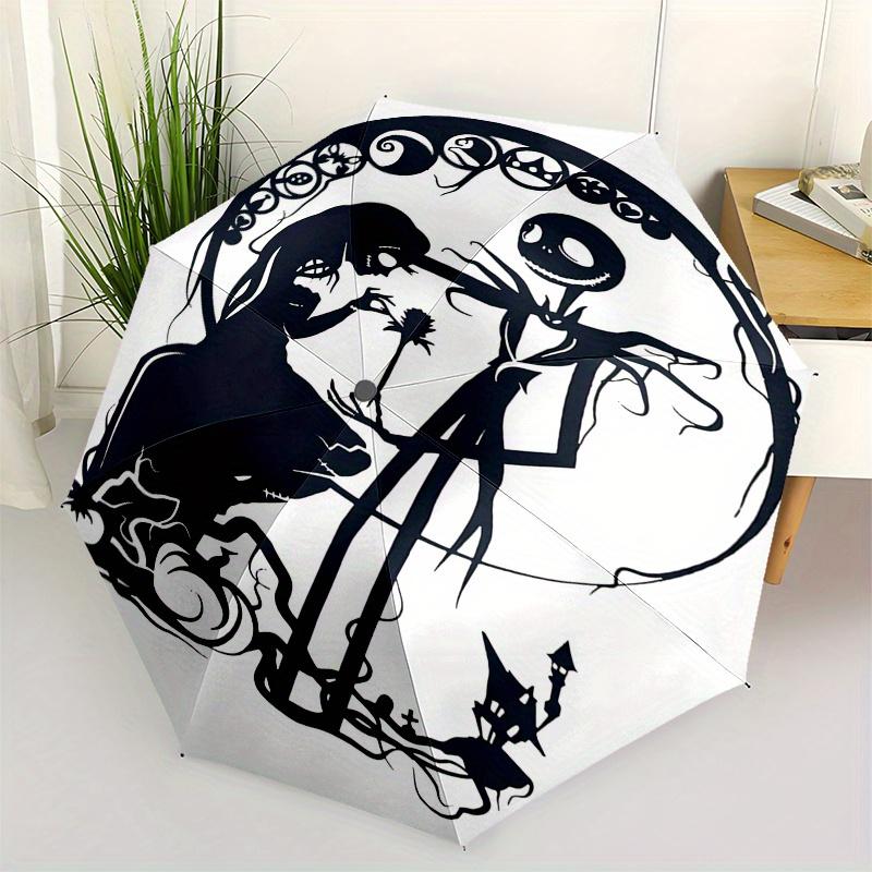 Nightmare Before Christmas Jack Skellington Sally Themed Automatic Opening and Closing Folding Umbrella, Reinforced 8 Ribs, Compact Travel D
Nightmare Before Christmas Jack Skellington Sally Themed Automatic Opening and Closing Folding Umbrella, Reinforced 8 Ribs, Compact Travel D