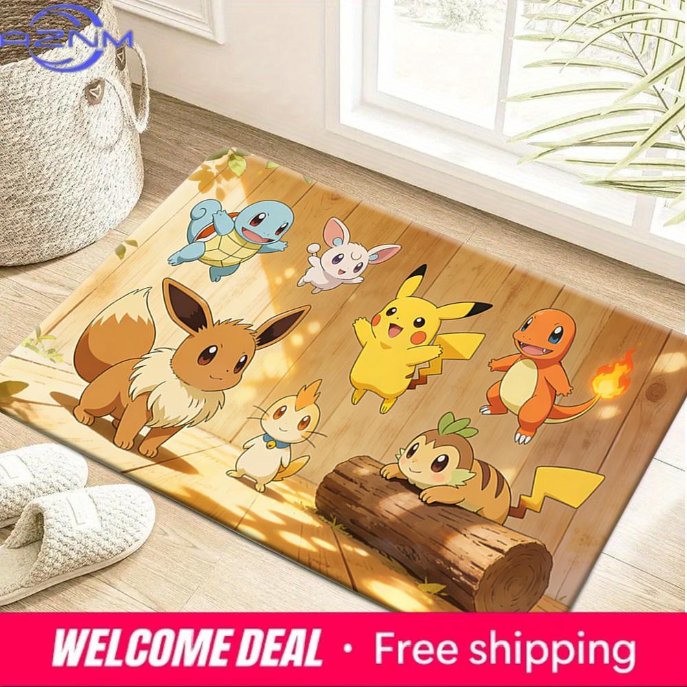 Cute Pokemon Eevee Pikachu and Starters Print Non-slip Doormat, Soft Absorbent Floor Rug for Home Decor 40cm x 60cm
Cute Pokemon Eevee Pikachu and Starters Print Non-slip Doormat, Soft Absorbent Floor Rug for Home Decor 40cm x 60cm