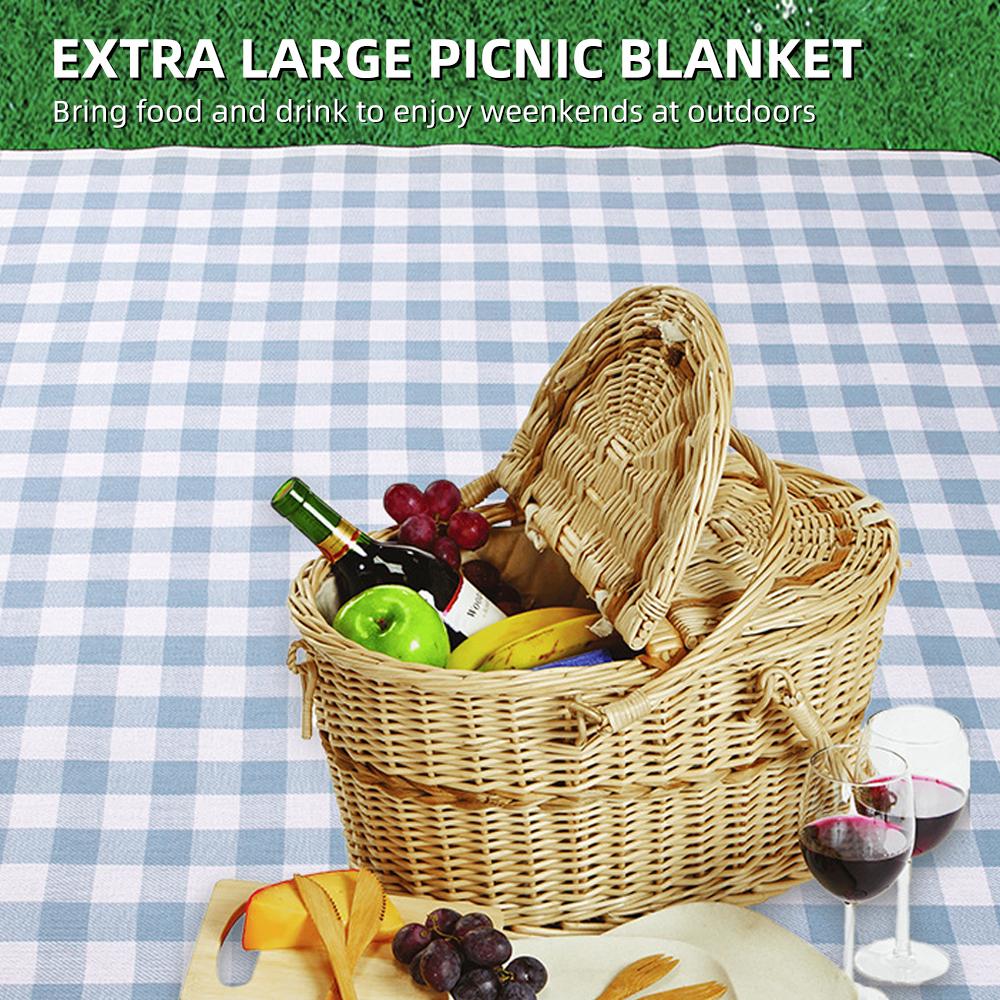 Picnic / Beach Blanket Extra Large Waterproof Washable 3 Layer Thick Soft Skin-friendly Foldable Por
Picnic / Beach Blanket Extra Large Waterproof Washable 3 Layer Thick Soft Skin-friendly Foldable Por