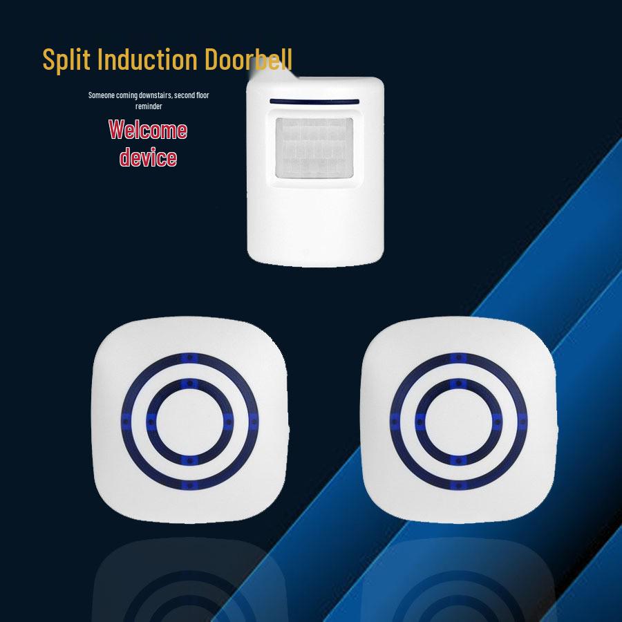Welcome Doorbell: Automatic Infrared Sensor with Voice Alerts, Battery/USB Powered for Shops and Stores Two Receiver One English Standard
Welcome Doorbell: Automatic Infrared Sensor with Voice Alerts, Battery/USB Powered for Shops and Stores Two Receiver One English Standard