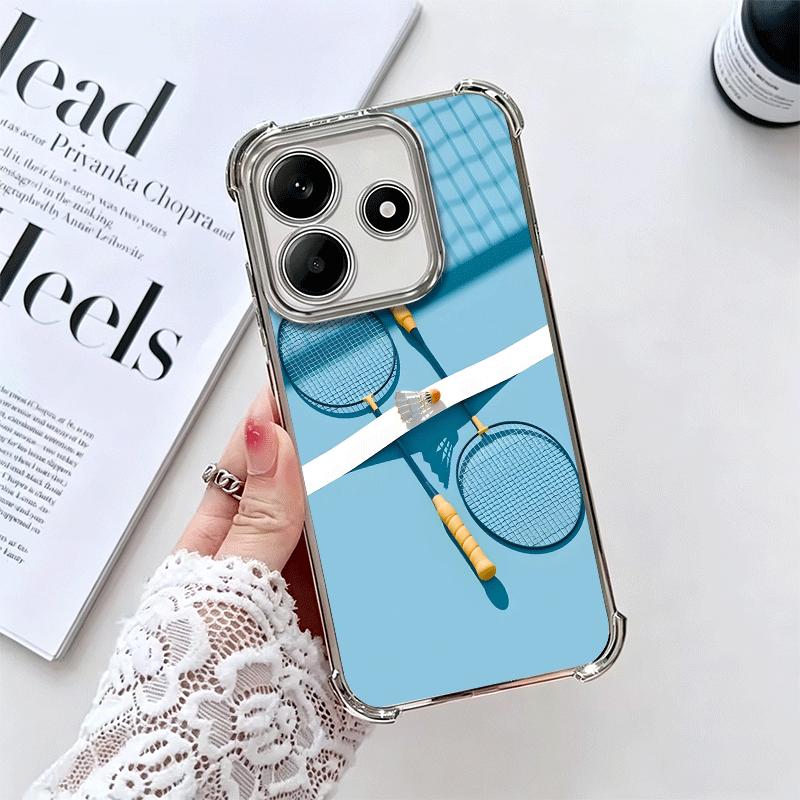 Badminton Sport Plating Phone Case For Xiaomi Redmi Note 14 15 Pro Plus 13 12 11 11S 11T 10 9S 9 5G Anti-Fall Airabag Cover Redmi Note 13 5G
Badminton Sport Plating Phone Case For Xiaomi Redmi Note 14 15 Pro Plus 13 12 11 11S 11T 10 9S 9 5G Anti-Fall Airabag Cover Redmi Note 13 5G