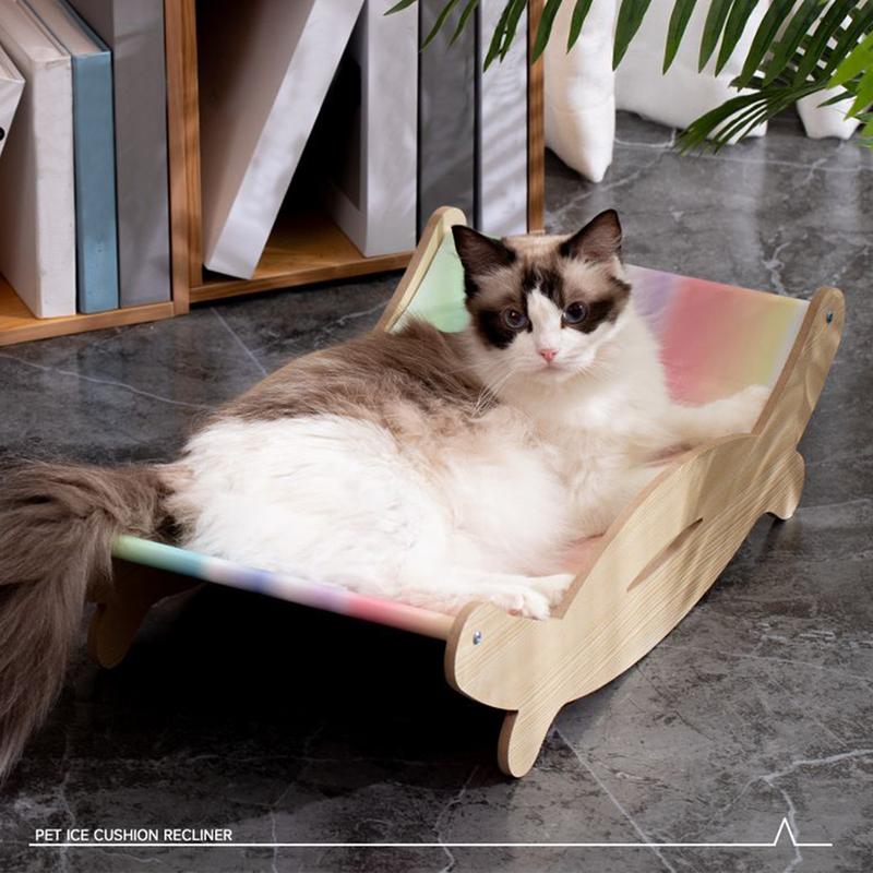 Cat Recliner Chair Kitten Hammock Bed Cooling Wooden Kitten Hammock Lounger For Indoor Outdoor Scratch-resistant Puppy Sofa Bed
Cat Recliner Chair Kitten Hammock Bed Cooling Wooden Kitten Hammock Lounger For Indoor Outdoor Scratch-resistant Puppy Sofa Bed