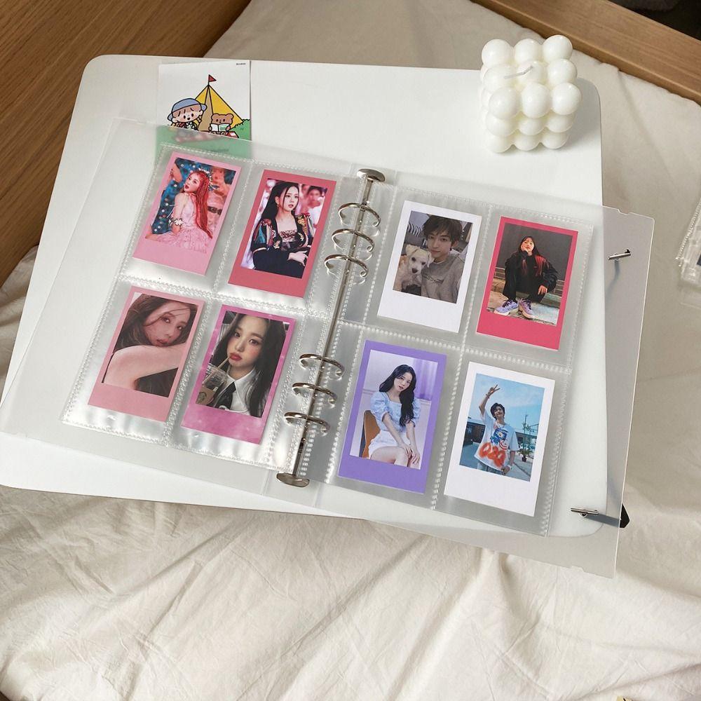 10 шт. A5 Idol фотокарточка держатель внутренние страницы 1/2/4 сетки фотокарточки собирать объем школа
10 шт. A5 Idol фотокарточка держатель внутренние страницы 1/2/4 сетки фотокарточки собирать объем школа