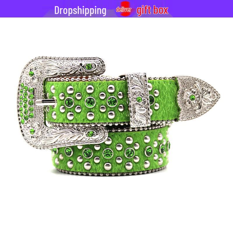 Rhinestone Flower Buckle Women s Belt: Trendy Hip Hop Style, Versatile Leather Accessory 105 cm
Rhinestone Flower Buckle Women s Belt: Trendy Hip Hop Style, Versatile Leather Accessory 105 cm