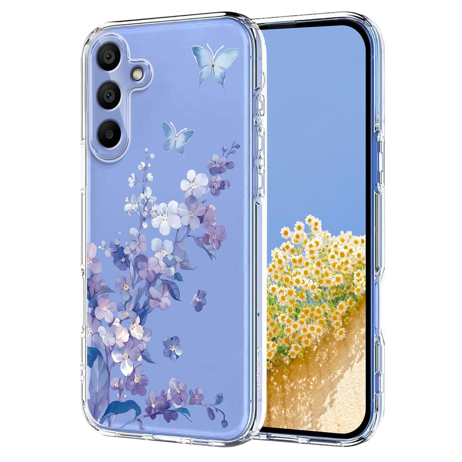 For Samsung Galaxy A16 4G/Galaxy A16 5G Case Butterfly Floral Pattern Printing TPU Phone Back Cover Violets
For Samsung Galaxy A16 4G/Galaxy A16 5G Case Butterfly Floral Pattern Printing TPU Phone Back Cover Violets