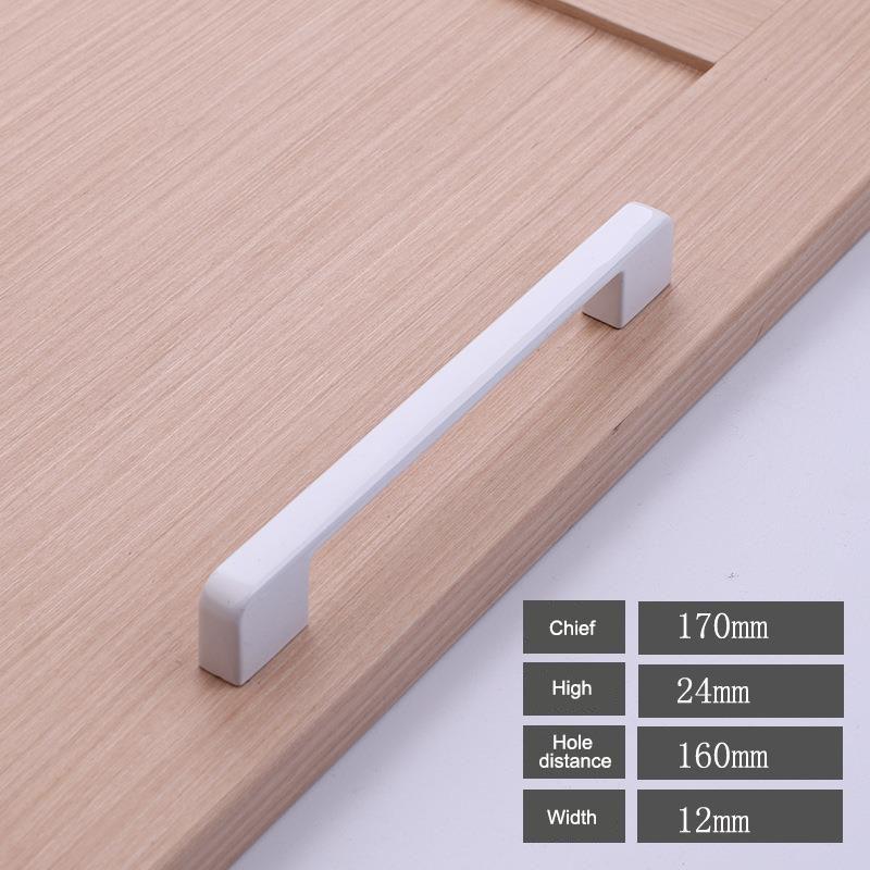 American Style Cabinet Handles Aluminum Alloy Drawer Pulls Modern Hardware Pulls White A9-160
American Style Cabinet Handles Aluminum Alloy Drawer Pulls Modern Hardware Pulls White A9-160
