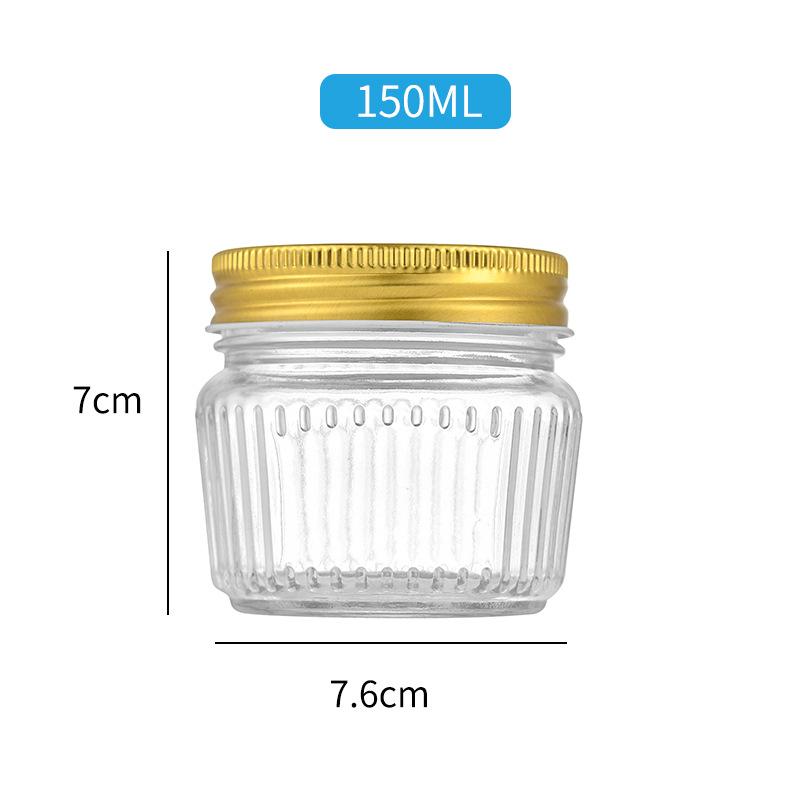 Striped Glass Storage Jar for Honey, Coffee, Tea, Nuts, Snacks, and More
Striped Glass Storage Jar for Honey, Coffee, Tea, Nuts, Snacks, and More