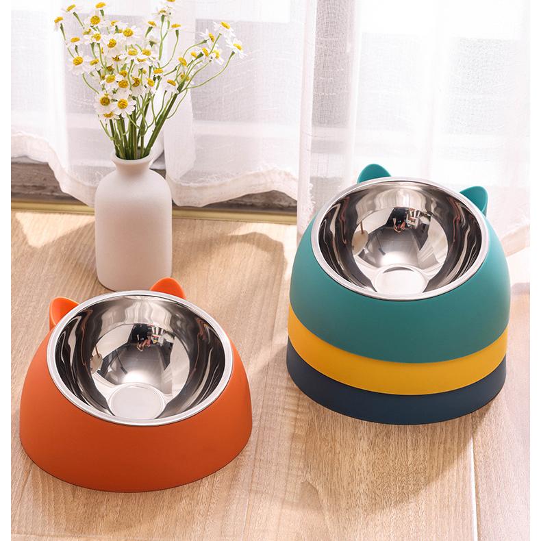 Pet Stainless Cat Bowls Ear-Shaped Non-slip Base Pets Puppy Cats Food Drink Water Feeder Neck Protection Dish Pet Tilted Bowls 18x18x9cm оранжевый
Pet Stainless Cat Bowls Ear-Shaped Non-slip Base Pets Puppy Cats Food Drink Water Feeder Neck Protection Dish Pet Tilted Bowls 18x18x9cm оранжевый