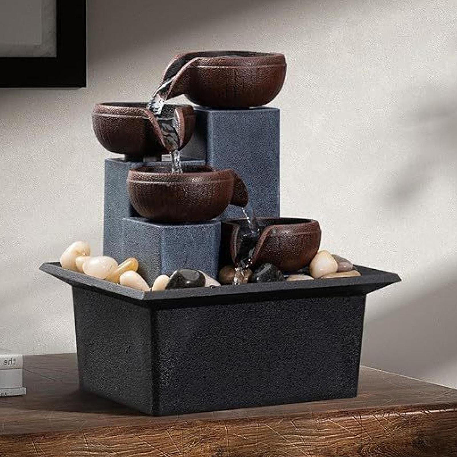 Настольный декоративный 4-ярусный крафтовый настольный фонтан для подарка на новоселье, гостиная, отель, квартира
Настольный декоративный 4-ярусный крафтовый настольный фонтан для подарка на новоселье, гостиная, отель, квартира