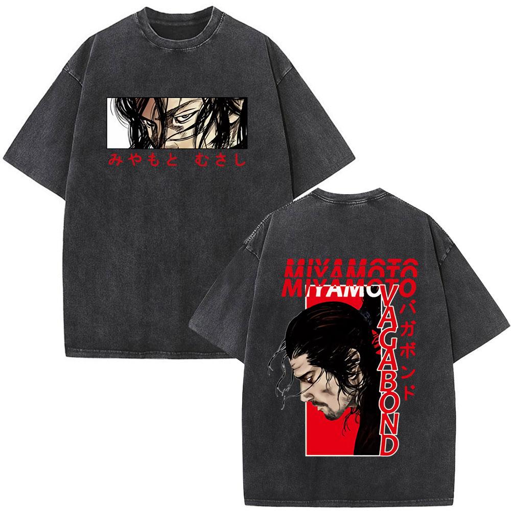 Vintage Washed Anime Vagabond Miyamoto Musashi Cool Tshirts Men Women Clothing Casual Fashion Short Sleeve T Shirts Streetwear S
Vintage Washed Anime Vagabond Miyamoto Musashi Cool Tshirts Men Women Clothing Casual Fashion Short Sleeve T Shirts Streetwear S