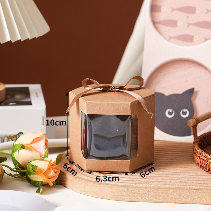 Kraft Paper Window Hexagonal Gift Boxes Ribbon Bow White Transparent Baked Dessert Box Wedding Birthday Party Cookie Candy Packaging Cases 10pcs 6x6.3x6x10cm 10pcs коричневий
Kraft Paper Window Hexagonal Gift Boxes Ribbon Bow White Transparent Baked Dessert Box Wedding Birthday Party Cookie Candy Packaging Cases 10pcs 6x6.3x6x10cm 10pcs коричневий