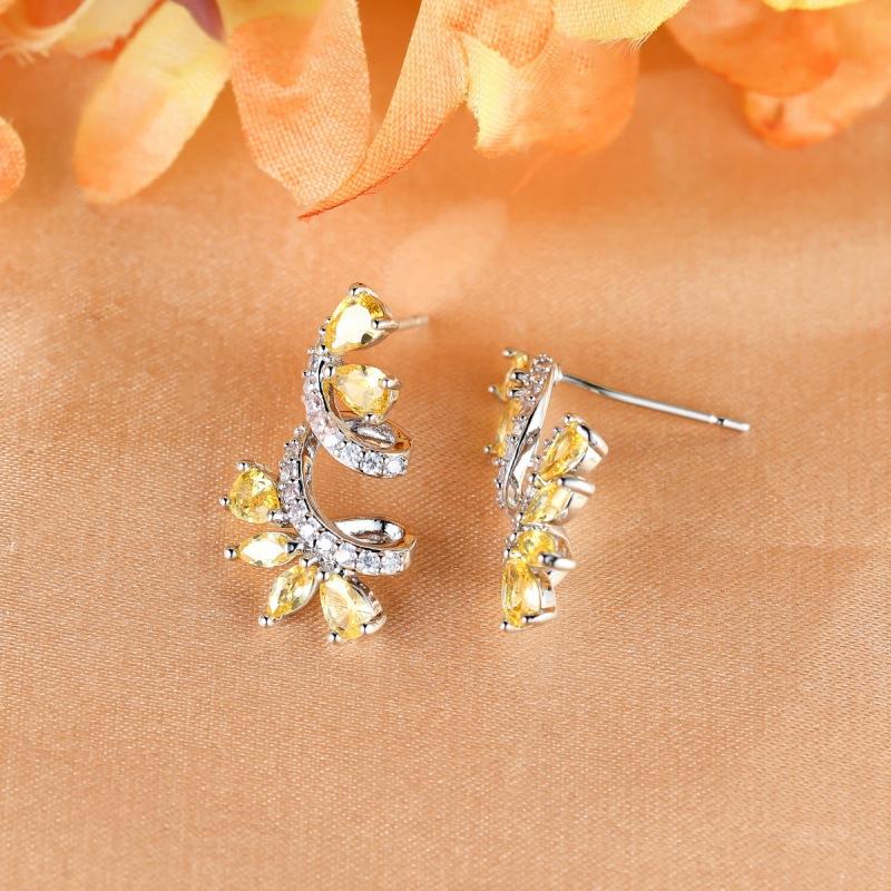 Wish popular white gold treasure blue diamond flower vine flower earrings super flash versatile earrings women s personality simple jewelry
Wish popular white gold treasure blue diamond flower vine flower earrings super flash versatile earrings women s personality simple jewelry