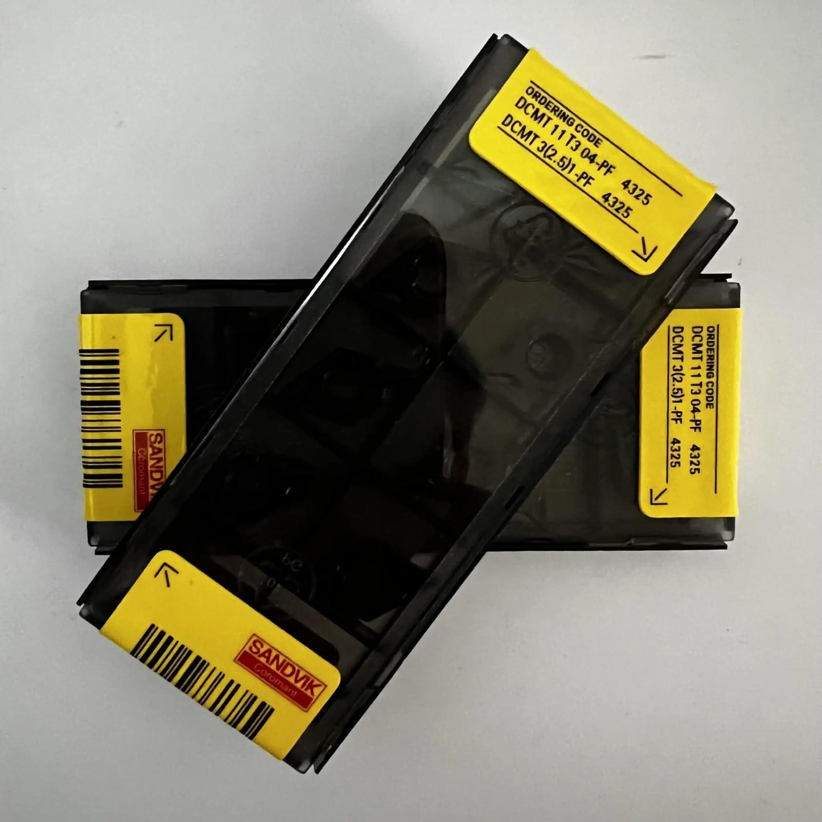 Original Sandvik / DCMT11T304-PF 4325 / CNC lathe carbide blade 10 PCS
Original Sandvik / DCMT11T304-PF 4325 / CNC lathe carbide blade 10 PCS