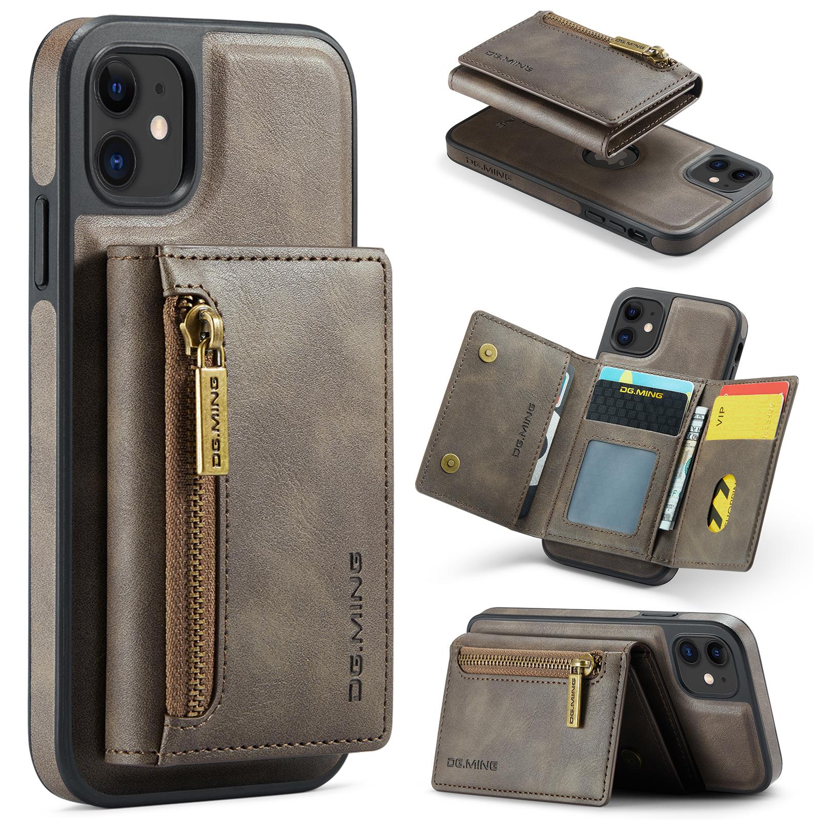 Серія DG.MING M5 Для iPhone 11 Чохол-гаманець Кишеня на блискавці Слоти для карток Чохол для телефону Coffee
Серія DG.MING M5 Для iPhone 11 Чохол-гаманець Кишеня на блискавці Слоти для карток Чохол для телефону Coffee
