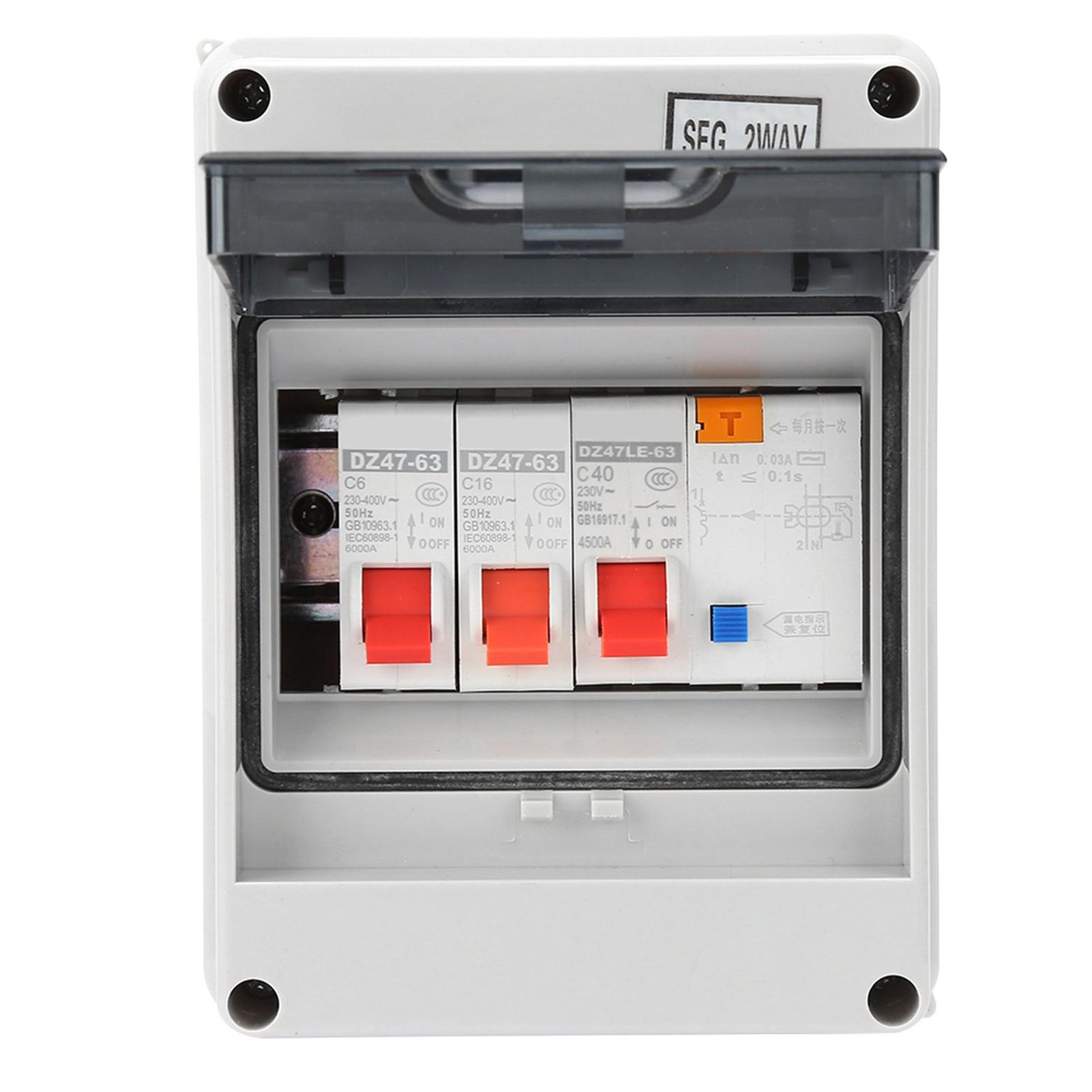 2-сторонній блок споживчого блоку Garage Caravan 40A 30mA RCD+2MCB 6a+16A 230/400V 16a
2-сторонній блок споживчого блоку Garage Caravan 40A 30mA RCD+2MCB 6a+16A 230/400V 16a
