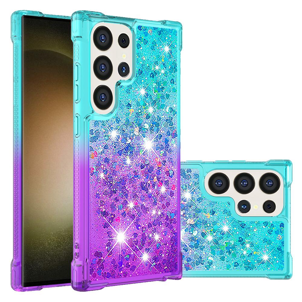 For Samsung Galaxy S24 Ultra TPU Case Gradient Quicksand Phone Back Cover Pink+Sky Blue
For Samsung Galaxy S24 Ultra TPU Case Gradient Quicksand Phone Back Cover Pink+Sky Blue